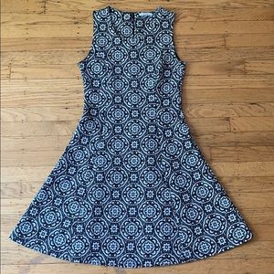 High Neck Skater Dress